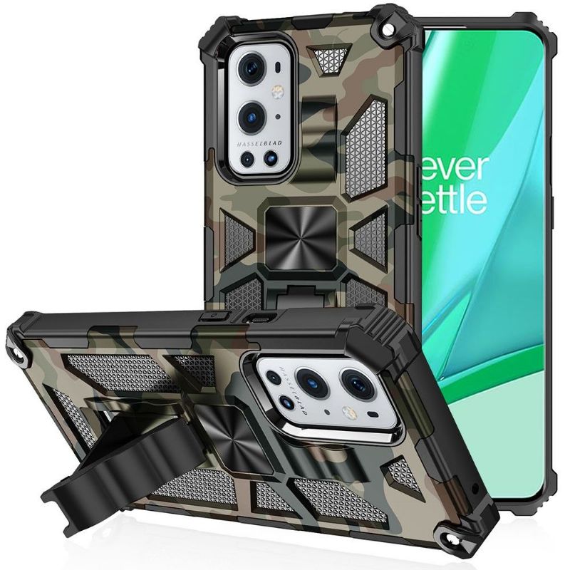 Cover OnePlus 9 Pro Militær Camouflage Support Funktion