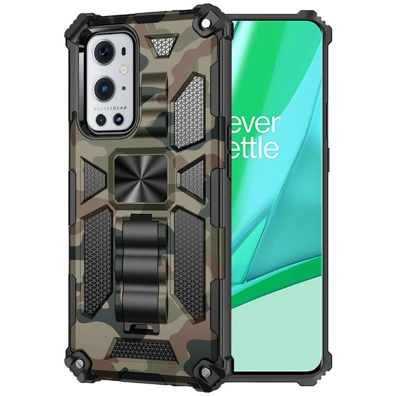 Cover OnePlus 9 Pro Militær Camouflage Support Funktion