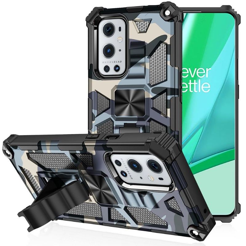 Cover OnePlus 9 Pro Militær Camouflage Support Funktion