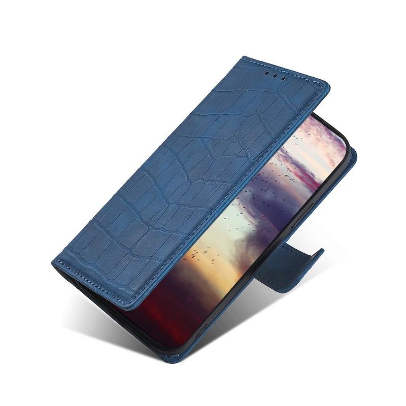 Flip Cover OnePlus 9 Pro Ana Imiteret Krokodillelæder