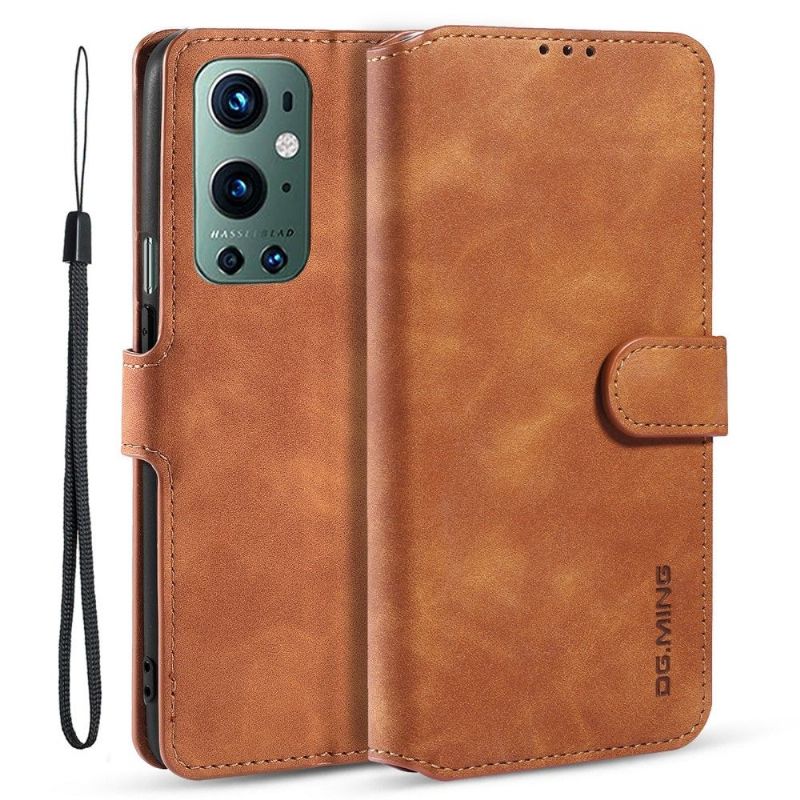 Flip Cover OnePlus 9 Pro Anti-fald Dg Ming Retro Style