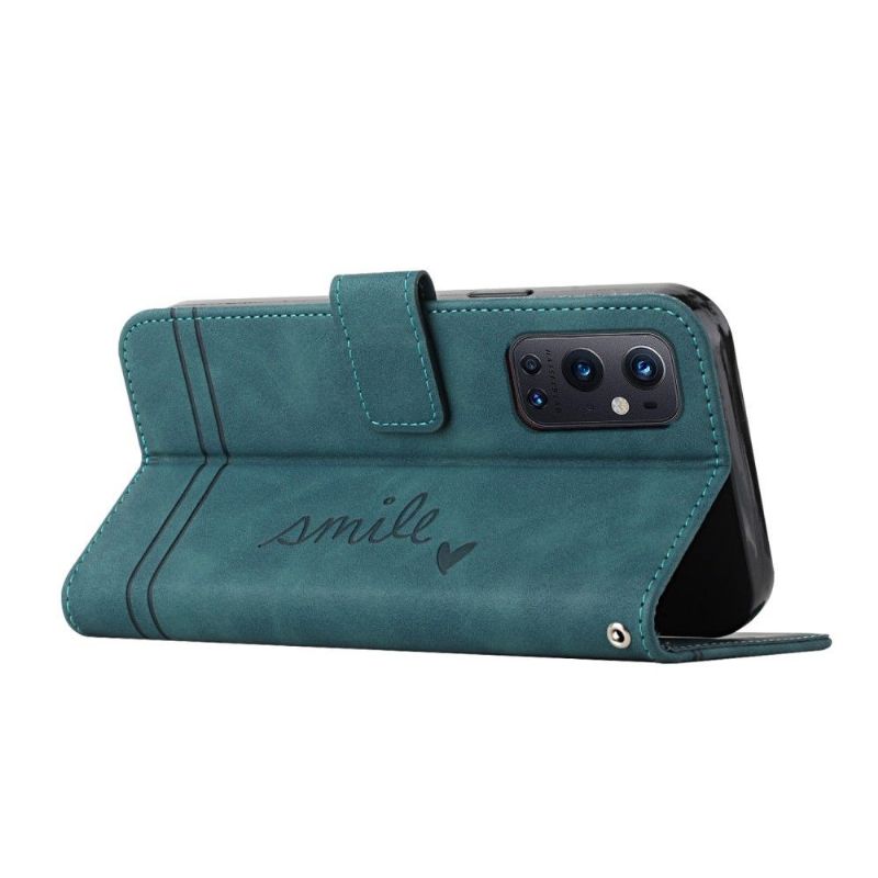 Flip Cover OnePlus 9 Pro Anti-fald Smil Linjer