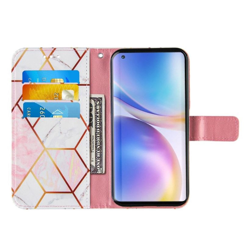 Flip Cover OnePlus 9 Pro Chic Geometri