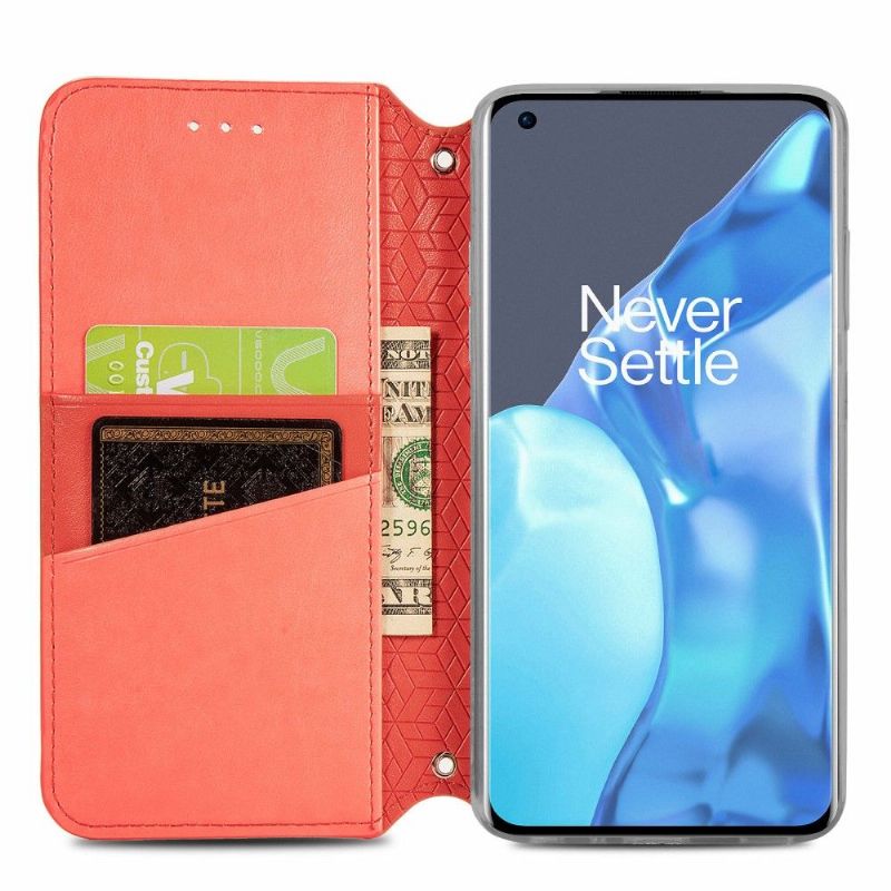 Flip Cover OnePlus 9 Pro Chic Mandala Lædereffekt