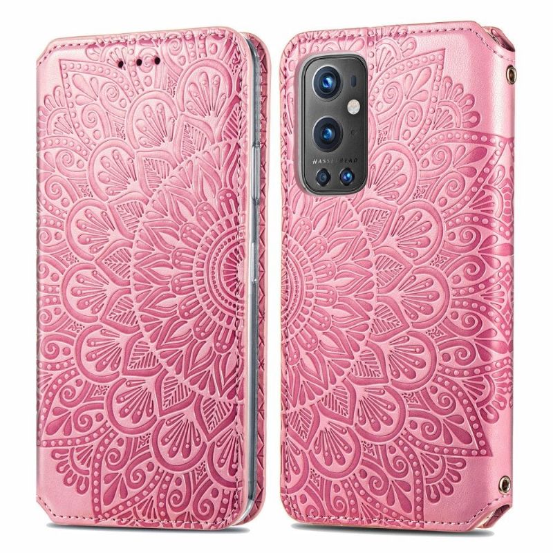 Flip Cover OnePlus 9 Pro Chic Mandala Lædereffekt