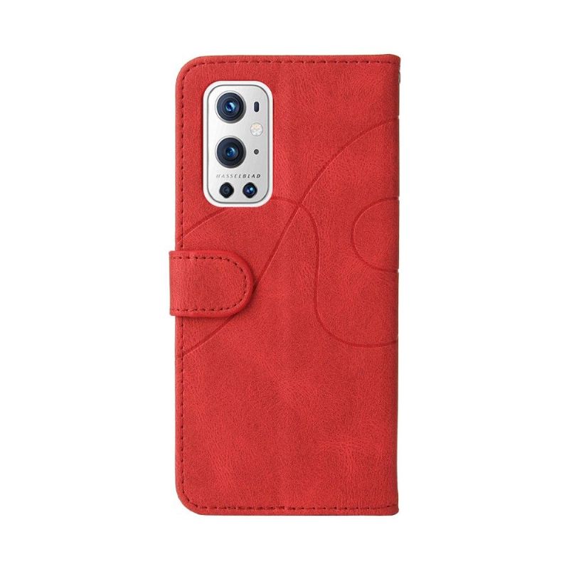 Flip Cover OnePlus 9 Pro Hemming Tofarvet Kunstnerisk