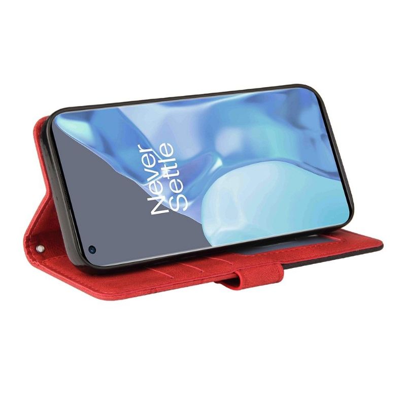 Flip Cover OnePlus 9 Pro Hemming Tofarvet Kunstnerisk