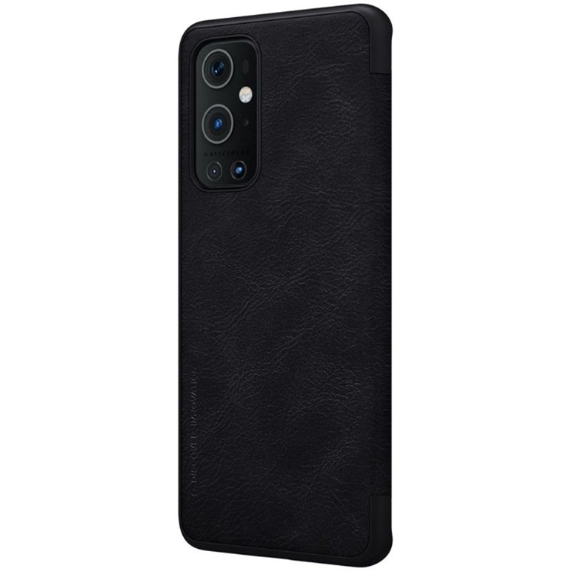 Flip Cover OnePlus 9 Pro Qin-seriens Lædereffekt