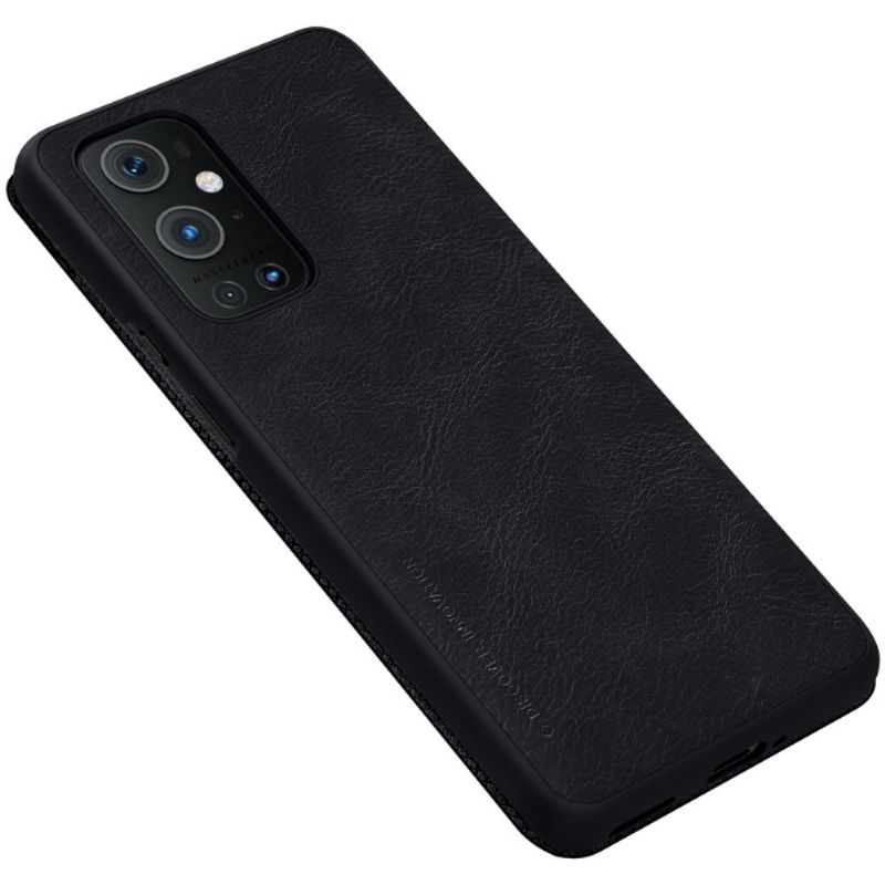 Flip Cover OnePlus 9 Pro Qin-seriens Lædereffekt