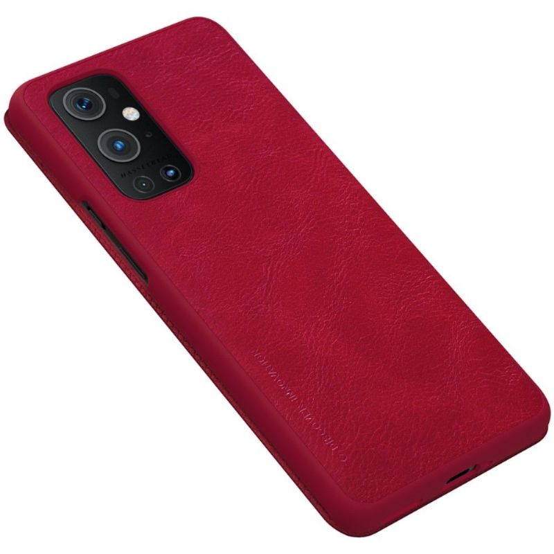 Flip Cover OnePlus 9 Pro Qin-seriens Lædereffekt