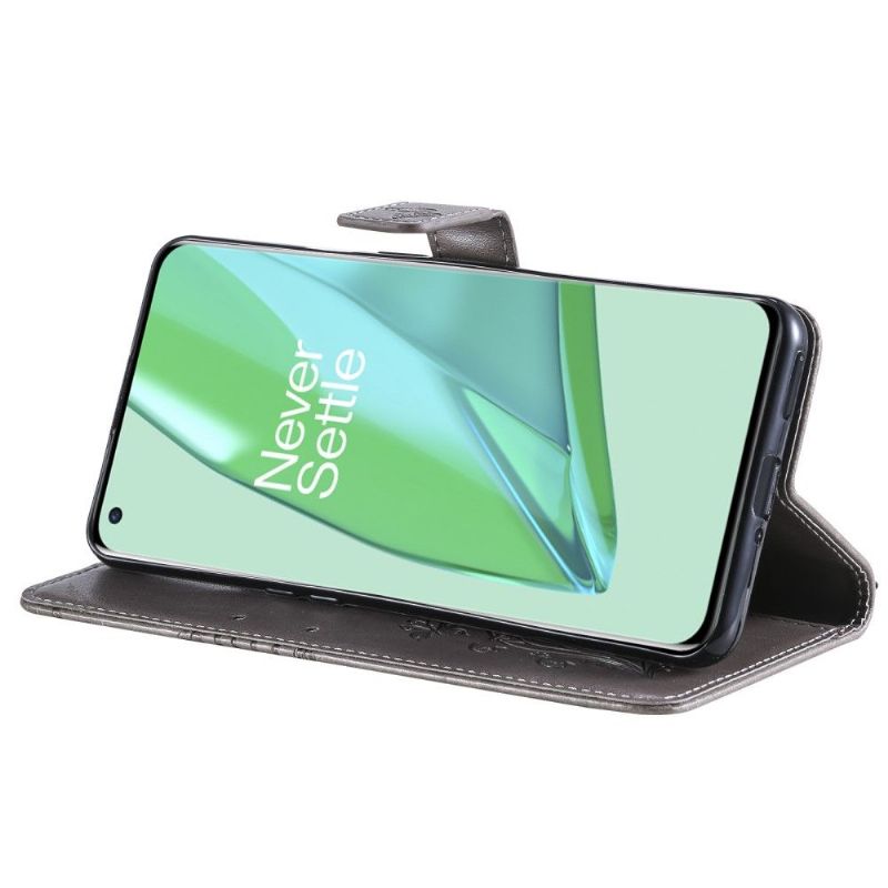 Flip Cover OnePlus 9 Pro Supportfunktion Sommerfugle