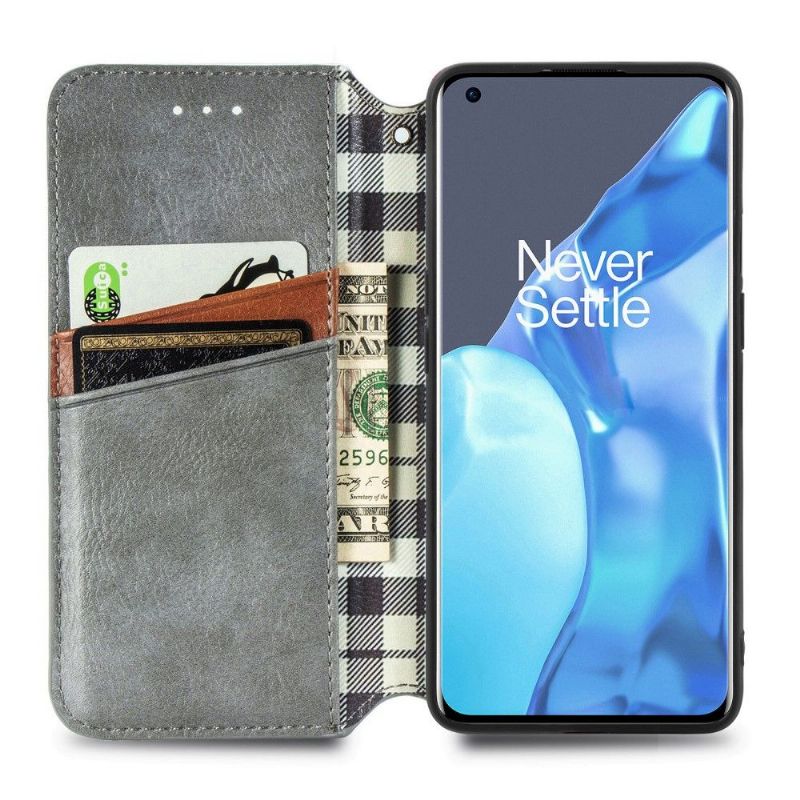 Læder Cover OnePlus 9 Pro Kub Design