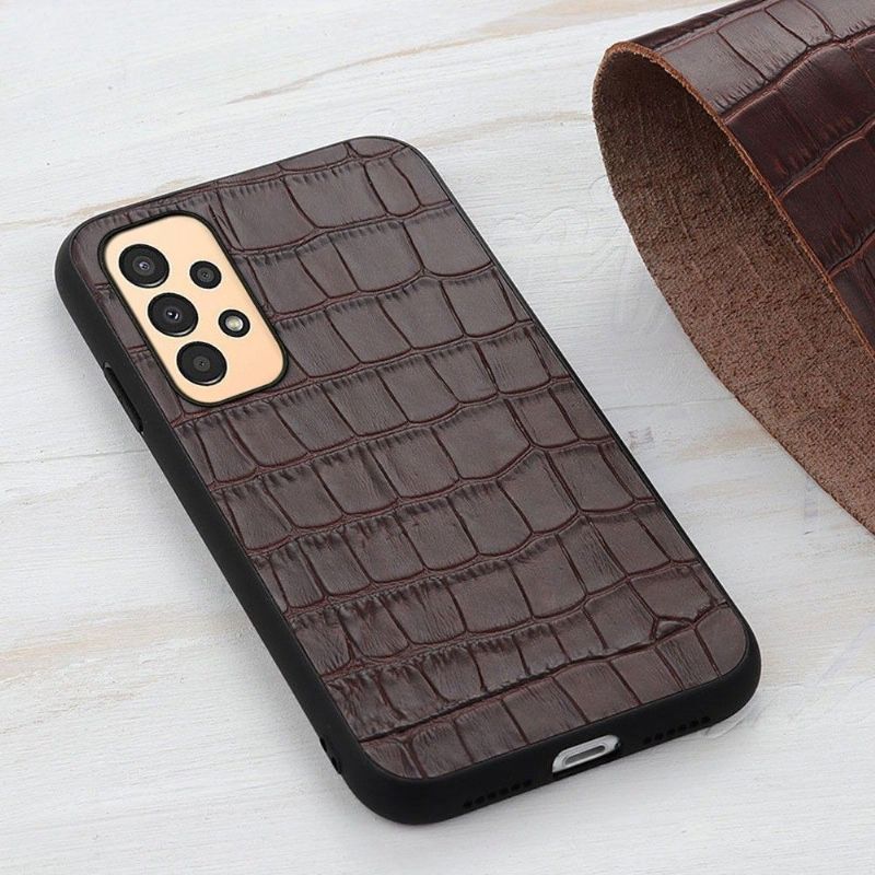 Cover Samsung Galaxy A13 4G Chic Croco Skin Look