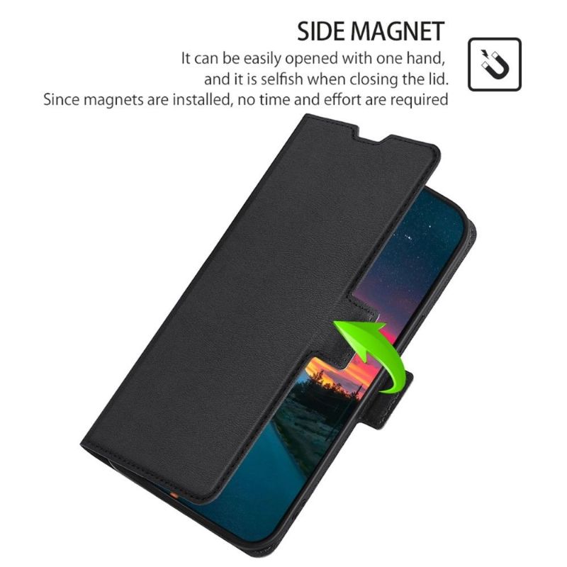 Flip Cover Samsung Galaxy A13 4G Minimalistisk Virksomhed I Kunstlæder