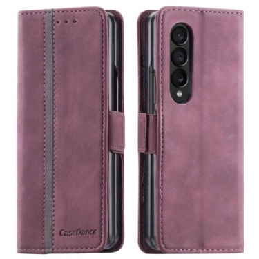 Flip Cover Samsung Galaxy Z Fold 4 Casedance Serie Waltz 001