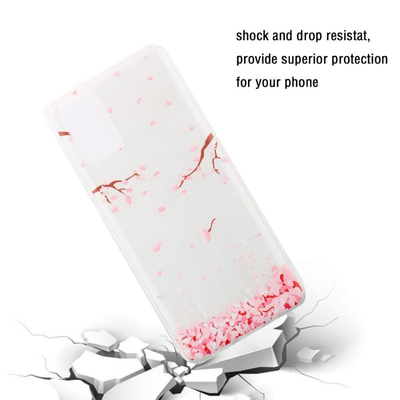 Cover Samsung Galaxy A41 Anti-fald Blomsterblade