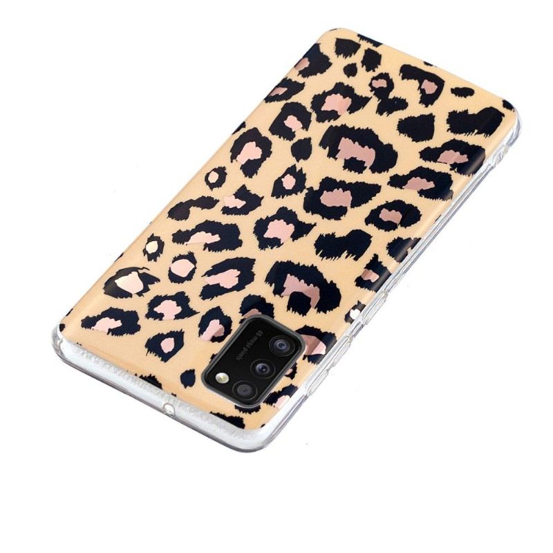 Cover Samsung Galaxy A41 Fleksibel Leopard