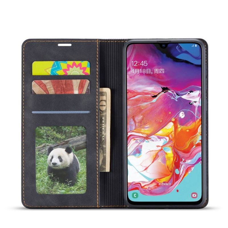 Flip Cover Samsung Galaxy A41 Fantasy Series Imiteret Læder