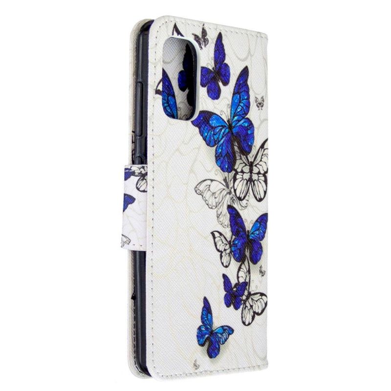 Flip Cover Samsung Galaxy A41 Flere Sommerfugle