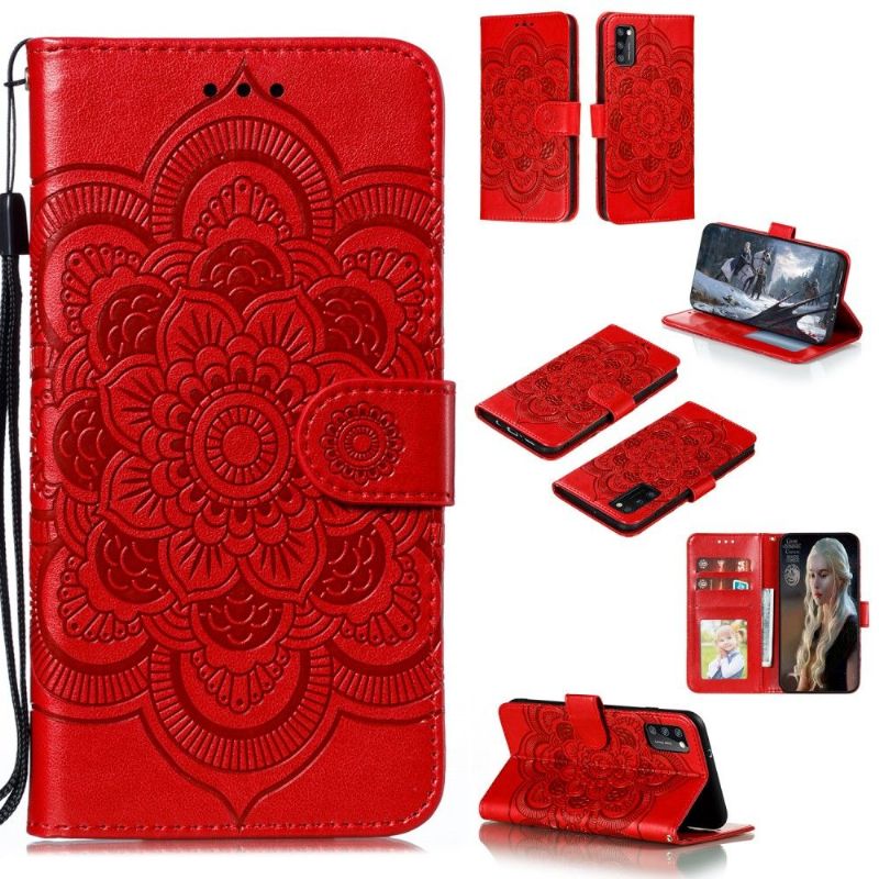 Flip Cover Samsung Galaxy A41 Lædereffekt Mandala