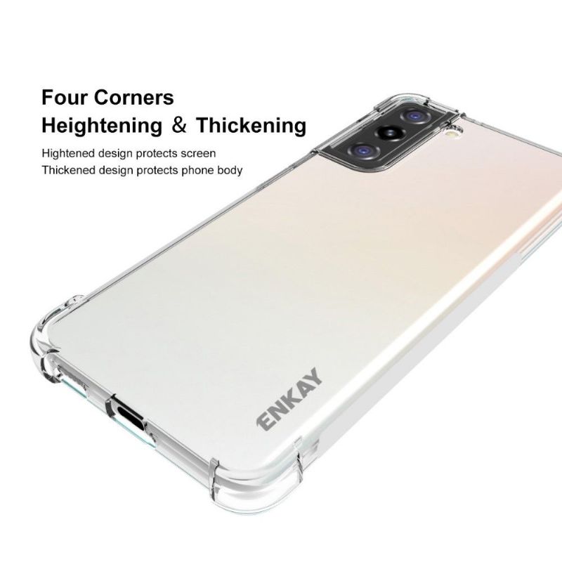 Cover Samsung Galaxy S21 5G Beskyttelsessæt Enkay Clear