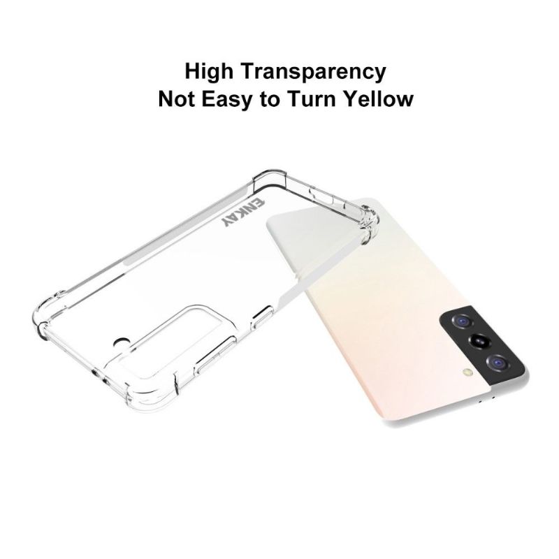 Cover Samsung Galaxy S21 5G Beskyttelsessæt Enkay Clear