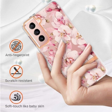 Cover Samsung Galaxy S21 5G Hemming Gardenia Pink Blomst