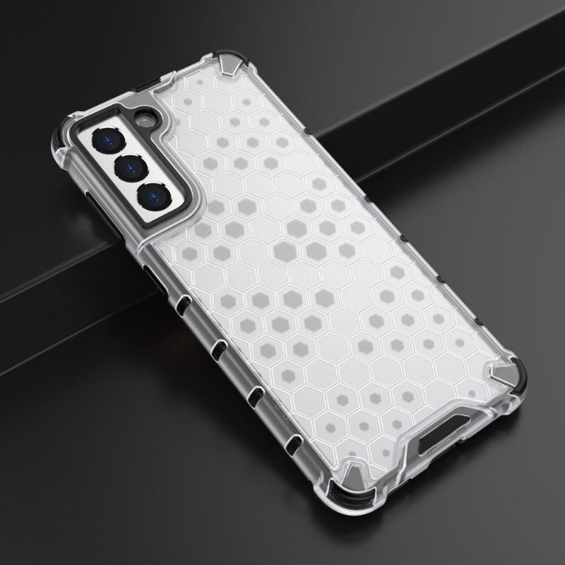 Cover Samsung Galaxy S21 5G Med Snor Honeycomb Design