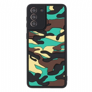 Cover Samsung Galaxy S21 5G Robust Militær Camouflage