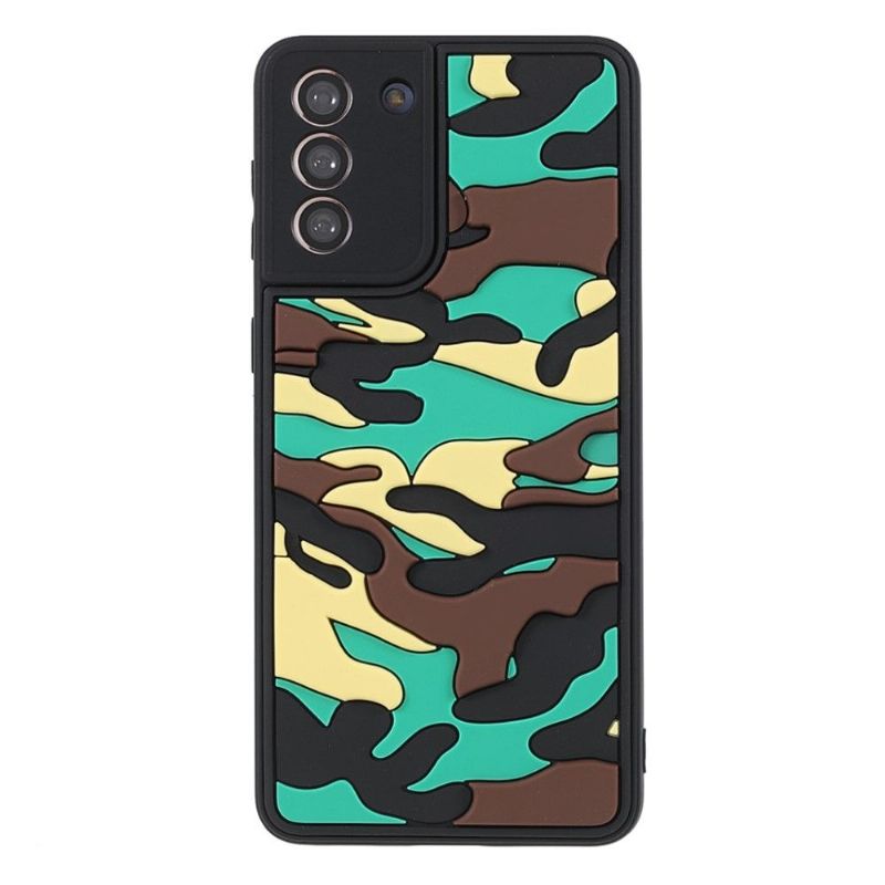 Cover Samsung Galaxy S21 5G Robust Militær Camouflage