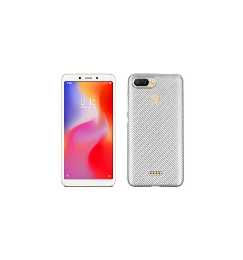 Cover Xiaomi Redmi 6 Anti-fald Carbon Fiber Coating Gel