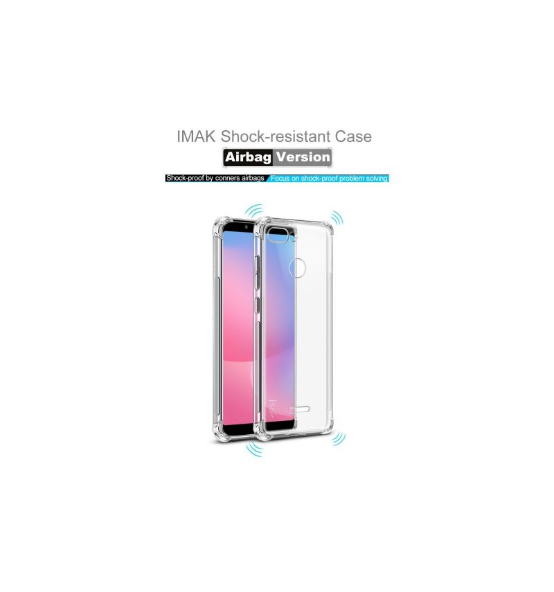 Cover Xiaomi Redmi 6 Clear Class Protect + Protective Film