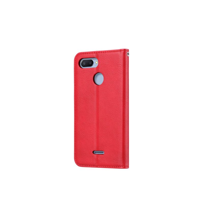 Etui Xiaomi Redmi 6 Stand Case Læder Kortholder