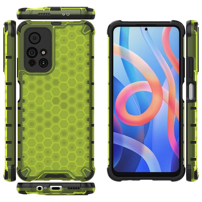 Cover Poco M4 Pro 5G Hemming Honeycomb Design