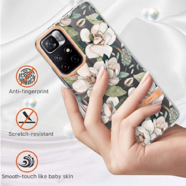 Cover Poco M4 Pro 5G Hemming Hvidblomst Gardenia