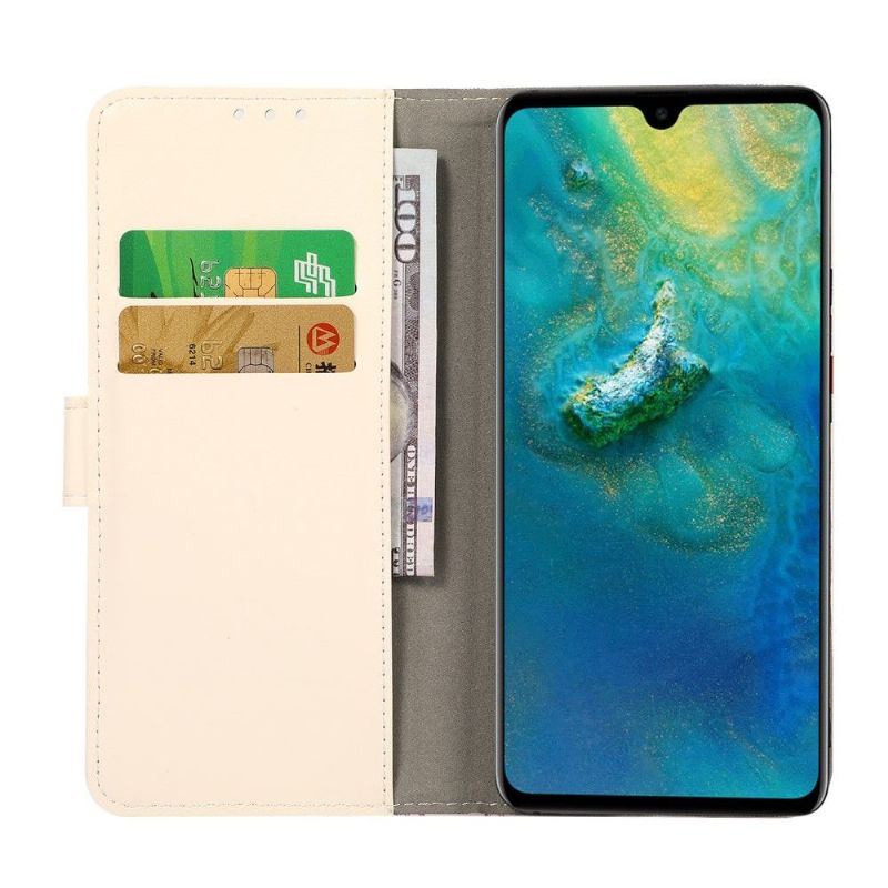 Flip Cover Poco M4 Pro 5G Blomster Og Sommerfugl Illustration