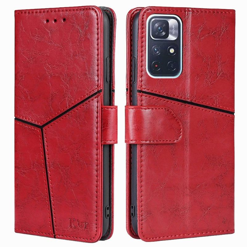 Flip Cover Poco M4 Pro 5G Retro Linjer