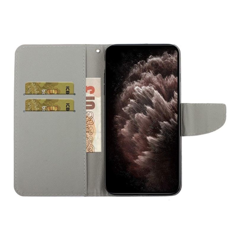 Flip Cover Poco M4 Pro 5G Sommerfugle Og Blomster