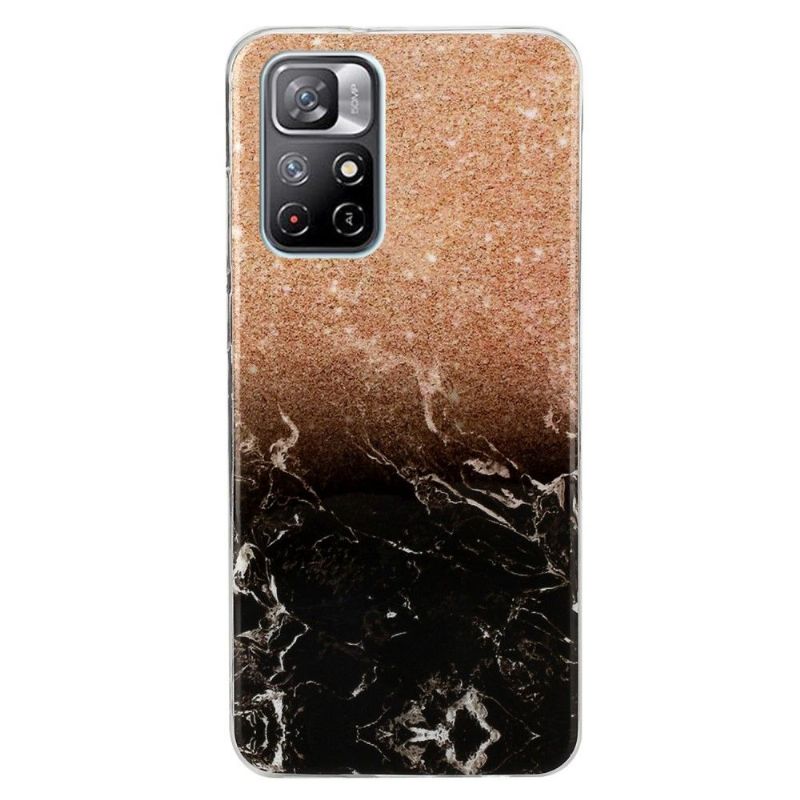Mobilcover Poco M4 Pro 5G Glitter Marmor