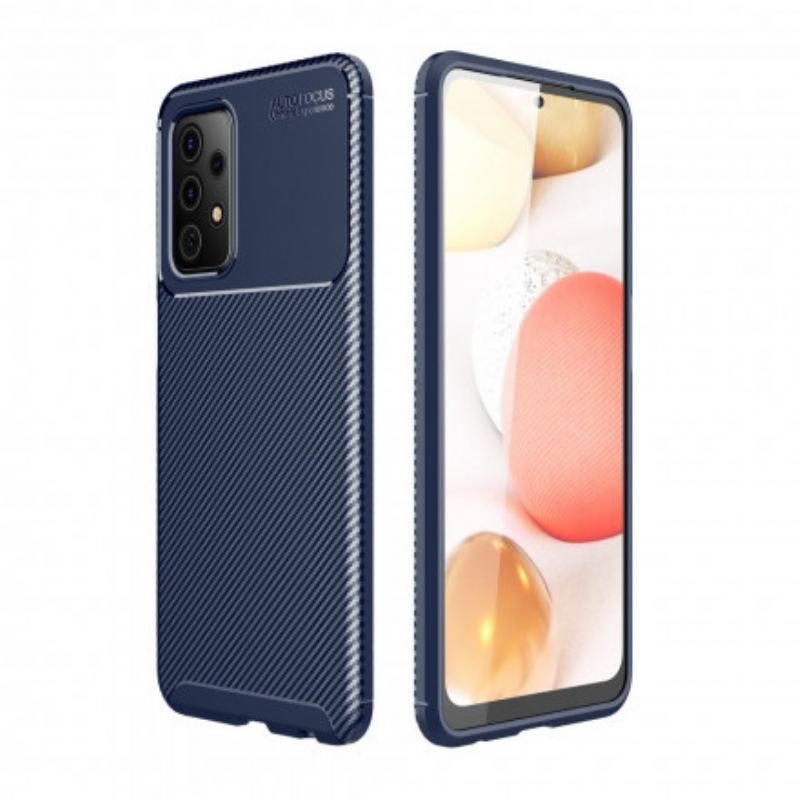 Cover Samsung Galaxy A52 4G / A52 5G / A52s 5G Fleksibel Kulfibertekstur