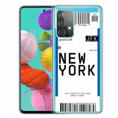 Mobilcover Samsung Galaxy A52 4G / A52 5G / A52s 5G Boardingkort Til New York