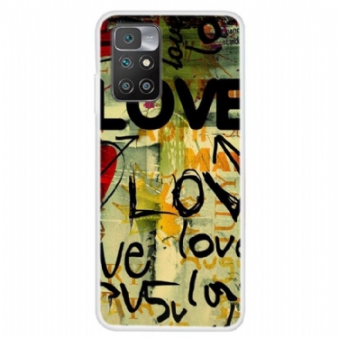 Cover Xiaomi Redmi 10 Kærlighed Kærlighed Kærlighed