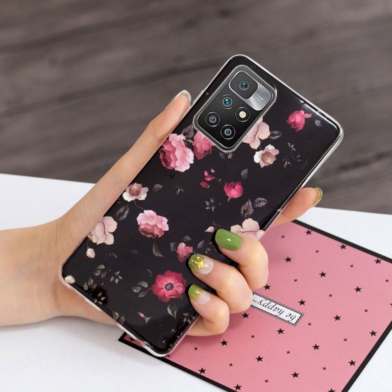 Cover Xiaomi Redmi 10 Lysende Blomster