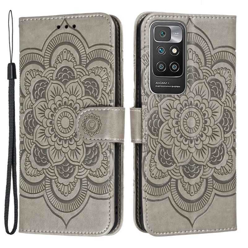 Flip Cover Xiaomi Redmi 10 Enkelt Mandala