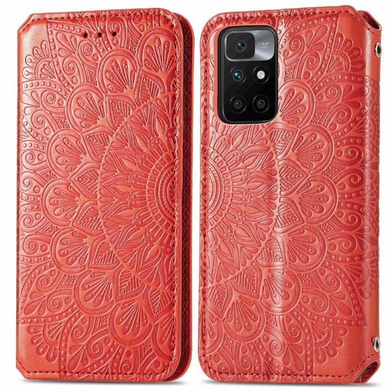 Læder Cover Xiaomi Redmi 10 Flip Cover Flip Chic Mandala