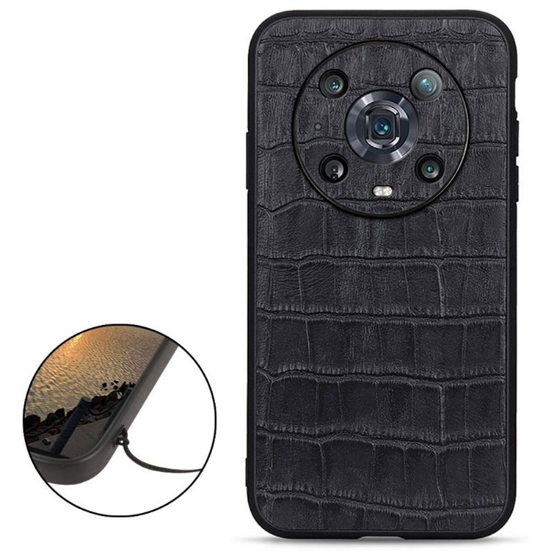 Cover Honor Magic 4 Pro Chic Croco-hudlook