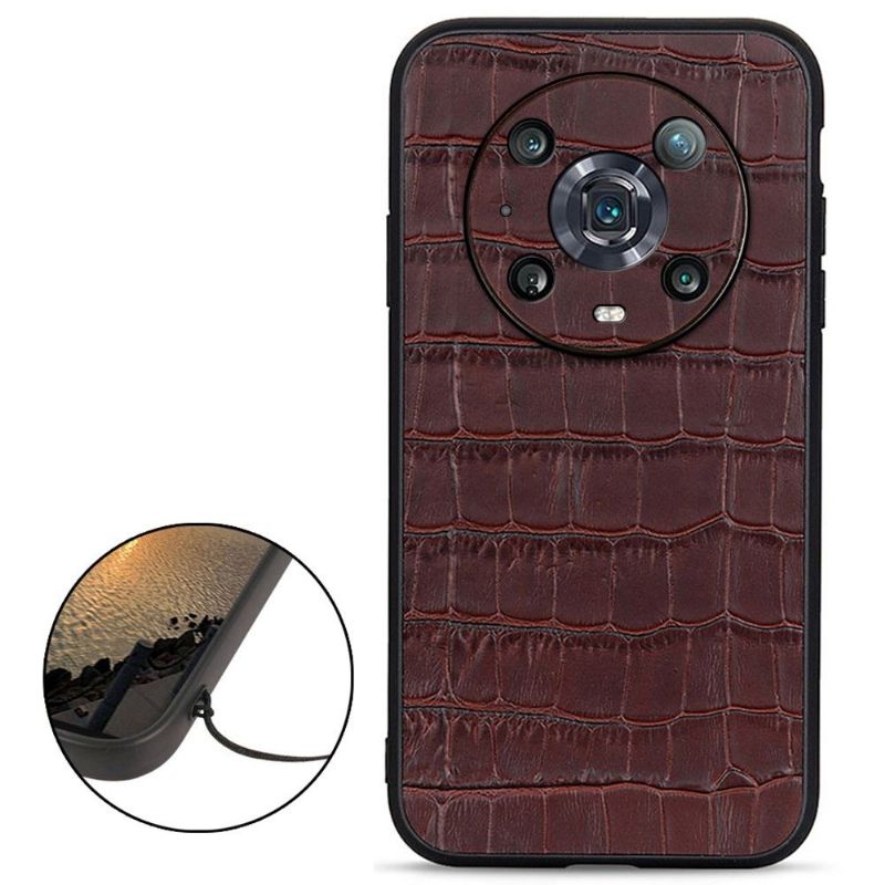 Cover Honor Magic 4 Pro Chic Croco-hudlook