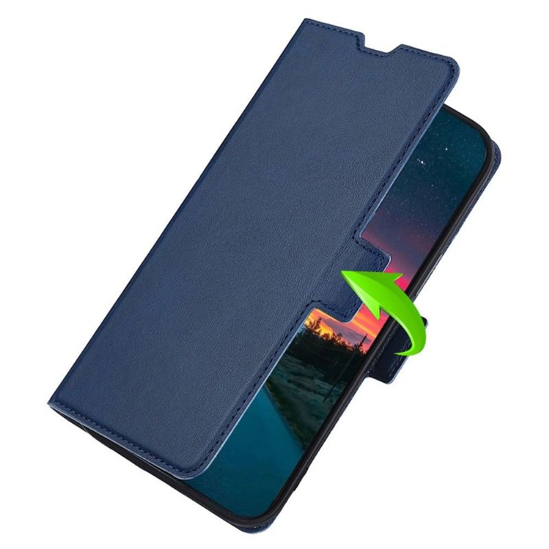 Flip Cover Honor Magic 4 Pro Hemming Minimalistisk Virksomhed I Kunstlæder