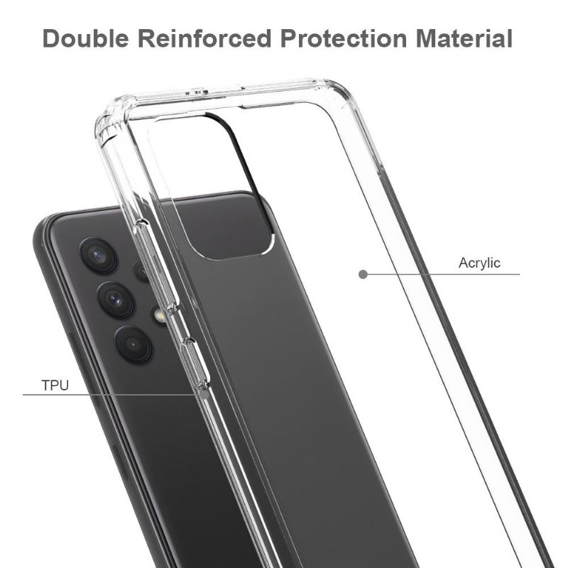 Cover Samsung Galaxy A32 4G Beskyttelsessæt Gennemsigtig