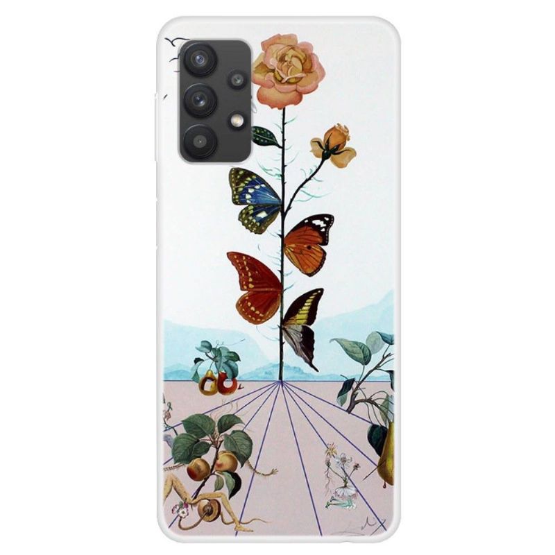 Cover Samsung Galaxy A32 4G Farvede Sommerfugle